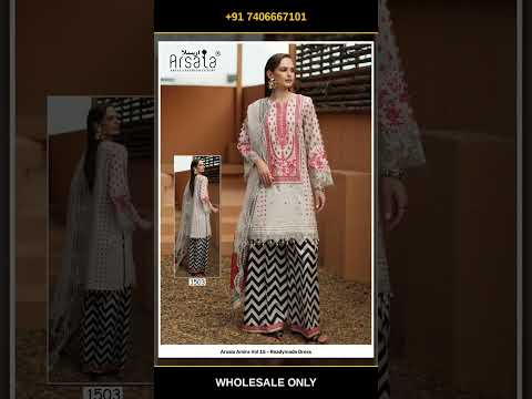 Arsala Amira Vol 15 - Readymade Dress – product video thumbnail