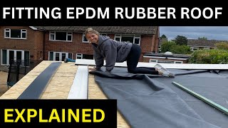 DIY How to Install an EPDM Rubber Roof On A Garden Room
