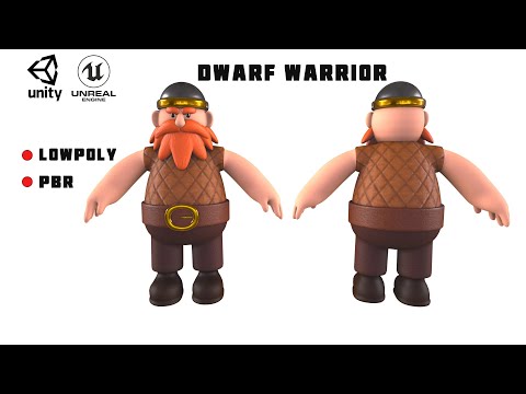 Stylized Dwarf Warrior