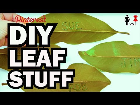 DIY Leaf Stuff - Corinne Vs Pin #33