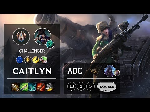 Caitlyn ADC vs Aphelios - EUW Challenger Patch 10.12
