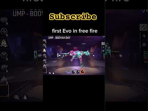 First Evo Gun in Free fire? UMP level 4🗿#ff #evo #ump #ffshorts