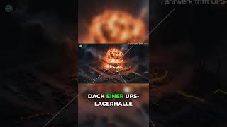 Massive Explosion nach Flugzeugabsturz auf Warehouse #Flugunfall #Katastrophe