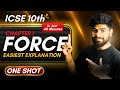Force One Shot ICSE 10th Physics Chapter 1 ICSE 2026