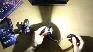 MICHI MI LED H4 Hi/Low 5500K 12-24V 2 шт. - відео 4
