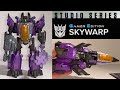 How To Transform Studio Series Gamer Skywarp Transformers War For Cybertron SS Voyager Class Figure