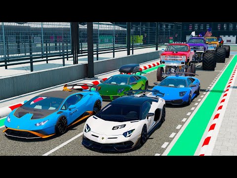 Big Ramp Jumps with Expensive Cars #3 | BeamNG Drive | BeamNG BlitZ