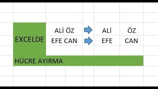 Thumbnail - Excelde Metin Ayırma - Ad soyad ayırma