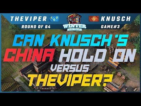 TheViper vs Knuschebar - $2,000 Winter Series - Ro64 (Game 3) - Age of Empires 4