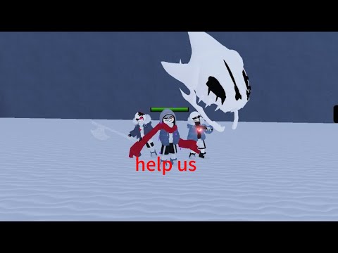 Roblox : [ Undertale Crazy Multiverse Timeline ] : Murder time trio vs Photonegative + Bloopers