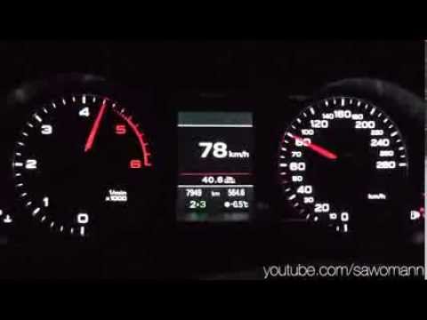 2013 Audi A4 Avant 2.0 TDI 136 HP 0-100 km/h Acceleration
