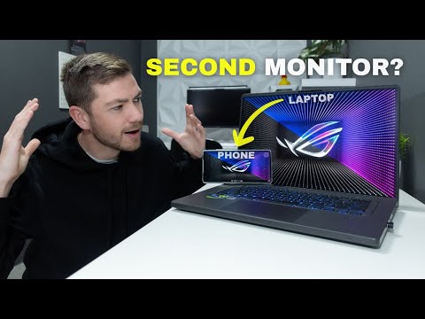 Part of a video titled Use Your Smartphone as a Second Monitor (Easy & Free Method!)