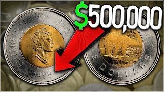 10 RARE CANADIAN TOONIES WORTH BIG MONEY - MOST VALUABLE COINS IN YOUR POCKET CHANGE!!