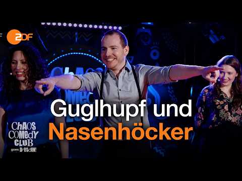 Video Thumbnail: Die Affirmative: Sie drückt die ganze Zeit auf der Leiche rum! | Chaos Comedy Club