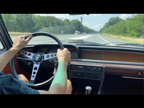 1971 BMW E9 3.0 CSi Nachtblau - Driving & interior POV | Germany Exclusive