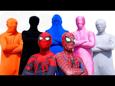 SUPERHERO's Story || PRO SPIDER-MAN vs MYSTERY COLOR TEAM ( Dark Movie 16+ ) by FLife TV