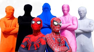 SUPERHEROs Story  PRO SPIDER-MAN vs MYSTERY COLOR 