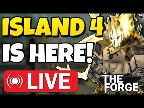 ISLAND 4 IS HERE! Roblox The Forge Update LIVE (Playing With Viewers!)