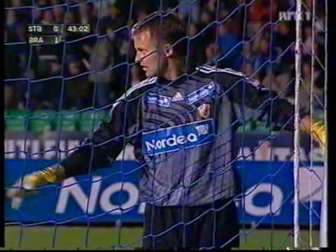 Stabæk - Brann semi 2004, 0-1-målet
