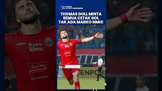 Marko Simic Absen, Thomas Doll Minta Semua Pemain Bisa Cetak Gol Jelang Laga Persija vs Persebaya
