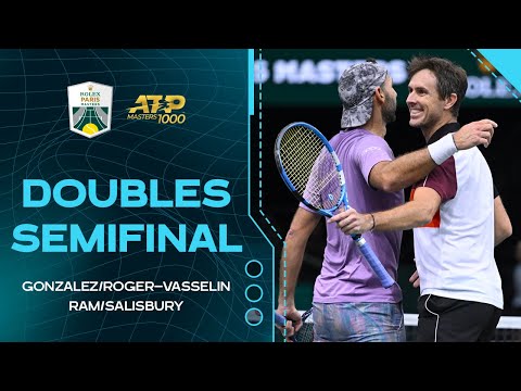 🇲🇽🇫🇷 Gonzalez/Roger-Vasselin vs Ram/Salisbury 🇺🇸🇬🇧 Doubles SF Highlights | Rolex Paris Masters 2023