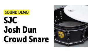 Video thumbnail for SJC Josh Dun Crowd Snare - Sound Demo by Drums Bonedo