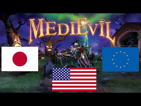 MediEvil (PS1) - Differences between PAL, NTSC, Japanese versions