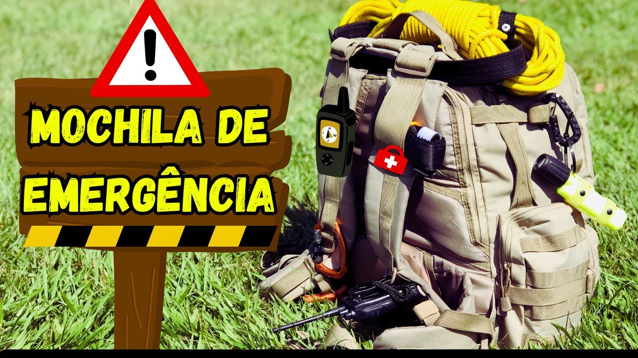 O que tem na minha Mochila de Evasão? Você deveria ter uma! (Bug Out Bag)