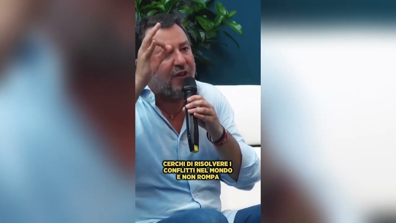 SALVINI: "LO DICO CON ORGOGLIO, LA LEGA, IN EUROPA, NON HA MAI VOTATO PER VON DER LEYEN"