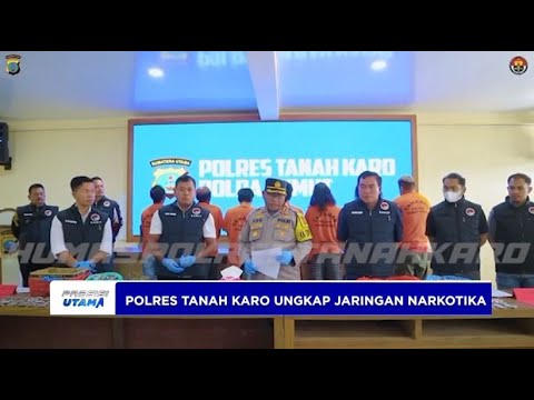 POLRES TANAH KARO UNGKAP KASUS NARKOTIKA