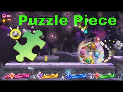 Kirby Star Allies : Heavenly Hall (Jambastion) 💗 Walkthrough Part 22 (🧩 puzzle piece 🧩)