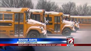 Kentucky relaxes school attendance laws after bad winter