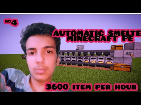 Ultimate Automatic Smelter & Bhtti in MCPE 1.20