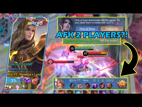 AGGRESSIVE GAMEPLAY FROM TOP GLOBAL LANCELOT !! I GOT TROLL OR PRANK FROM MY TEAMMATES ?! - MLBB