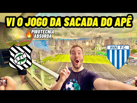 The most authentic classic atmosphere in Brazil - the stadium was set on fire / Figueirense 0 x 2...