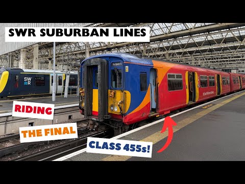 A Final Ride on the Class 455s: London's 40-Year-Old Commuter Trains!