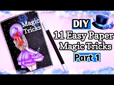 11 Simple Magic Tricks Anyone Can Do / DIY Magic Game Book / DIY Magic Craft To Amaze Your Friends