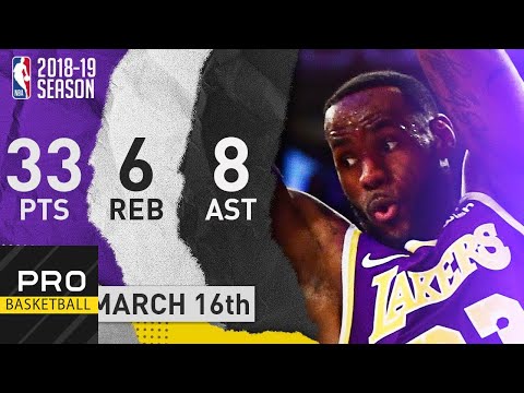 LeBron James Full Highlights Lakers vs Knicks | Mar. 17, 2019 | NBA Season