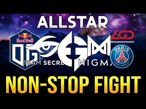 Early ALLSTAR Game in EU pubs - OG, Secret, EG, Nigma & PSG.LGD DOTA 2
