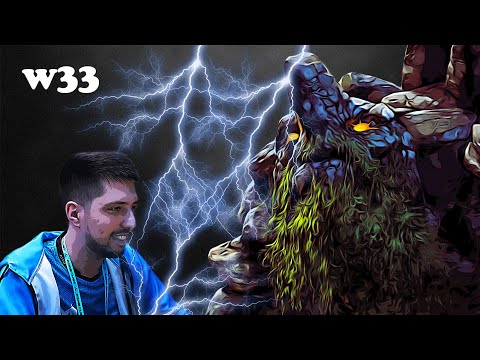 w33 - Tiny Midlane | vs GH Earth Spirit & No[o]ne- Batrider | Dota 2 7.27d Gameplay