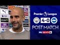 'Man City's quality was the difference' | Pep Guardiola Post Match | Man City 4-0 Brighton
