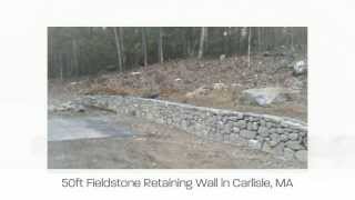 preview picture of video 'Carlisle MA Fieldstone Wall'