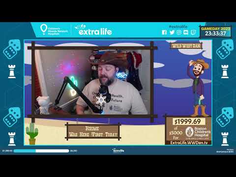 WildWestDan's Wild Extra Life Gameday 2023 - Donate Now for Epic Java Creative Minecraft Action!