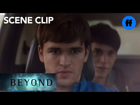 Beyond | Season 1, Episode 10: Holden Flips A Car During Their Escape | Freeform