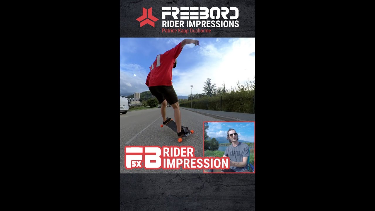 5X RIDER IMPRESSION - Patrice Snowboarding on the Freebord 5X