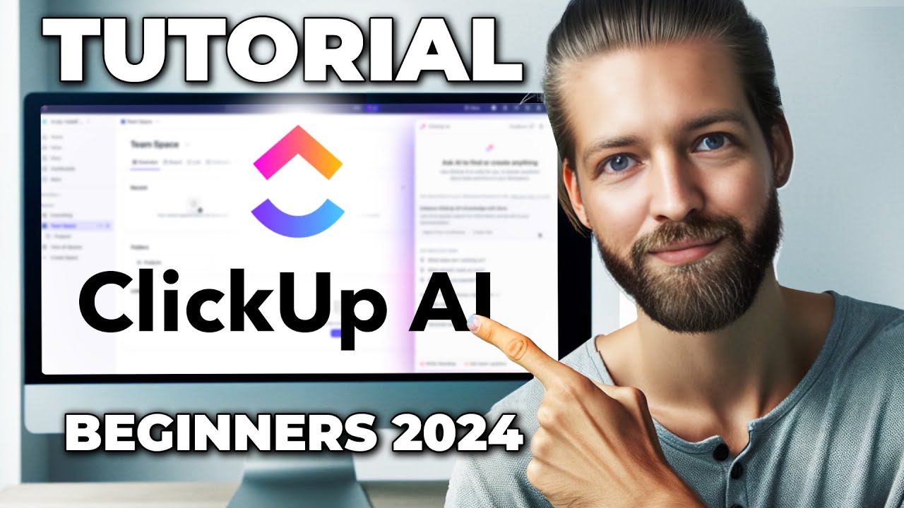 ClickUp AI Tutorial - How To Use ClickUp for Beginners in 2024