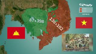 Cambodian–Vietnamese War using Google Maps | Vietnam vs Khmer Rouge Chiến tranh Campuchia–Việt Nam