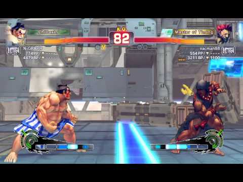 Ultra Street Fighter IV battle: E. Honda vs Akuma