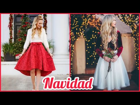 OUTFITS PARA NAVIDAD 2022 / IDEAS Elegantes Casuales MODA 2023 MUJER | LOOKS para Navidad Tendencias