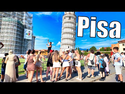 Walking to the Leaning Tower of Pisa 🇮🇹 | 4K 60fps HDR Immersive Tour